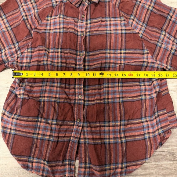 American Eagle Women’s Flannel Shirt Oversized Fit Size XL - Picture 2 of 6